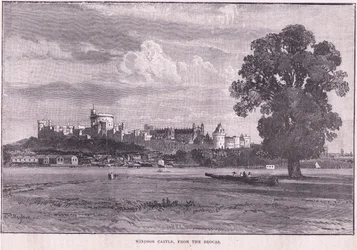 Schloss Windsor von den Brocas